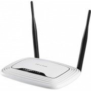 TP-LINK TL-WR841N 300Mbps Wireless N Router, Qualcomm, 2T2R, 2.4GHz, 802.11b/g/n,1 10/100M WAN + 4 10/100M LAN, 2 fixed antennas
