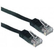 Cablu UTP Patch cord cat. 5E - 3m, black, Spacer "SP-PT-CAT5-3M-BK"