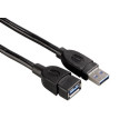 Hama 54504 USB 3.0 Extension Cable, shielded, 0.50 m