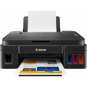 "MFD Canon Pixma G3411
MFD A4,  Wi-Fi, Print, Copy, Scan, Cloud Link
Print Resolution: Up to 4800 x 1200 dpi
Print Technology: 2 FINE Cartridges (Black and Colour), refillable ink tank printer
Mono Print Speed: Approx. 8.8 ipm
Colour Print Speed: App