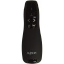   Logitech R400 Laser Presentation Remote 2.4 GHz wireless, Up to 15-meter range, Battery indicator, Red laser pointer