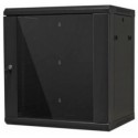 19" 47U Standard Floor Rack, SN-ROCK 47U-06-10-ДП-ДП-РТ-4ПГ, 600х1200х2235*, Perforated Door, Black