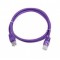 "0.25m, Patch Cord Purple, PP12-0.25M/V, Cat.5E, Cablexpert, molded strain relief 50u"" plugs - http://cablexpert.com/item.aspx?id=7790"