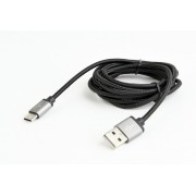 "Cable  Type-C /USB2.0, AM/CM, 1.8 m, Cablexpert,  Blister, Black, CCP-USB2-AMCM-6
-  
  https://gembird.nl/item.aspx?id=10074"