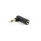 "Audio stereo adapter 3.5 mm, angled 90 °, 3-pin M to 3-pin F, Cablexpert, A-3.5M-3.5FL - https://gembird.nl/item.aspx?id=9995"
