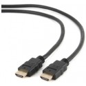 Cable HDMI  - 1m - Cablexpert - CC-HDMI4-1M, 1 m, male-male, cable with gold-plated connectors, bulk package, Black