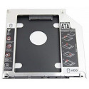 Rack Caddy Spacer HDD/ SSD pentru CD/DVD Bay, pentru Notebook, Normal, 12mm, SPR-25DVDN