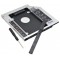 Rack Caddy Spacer HDD/ SSD pentru CD/DVD Bay, pentru Notebook, Normal, 9mm, SPR-25DVDI