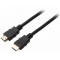 Optical cable 4mm - 2m - Brackton K-TOS-SKB-0200.B, Toslink-cable, m/m, glass fiber OD 4mm, 1.8m, up to 125 Mbit/s, with dust caps, black