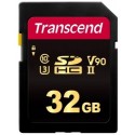 .32GB  SDHC Card (Class 10) UHS-II, U3, Transcend "TS32GSDC700S" Ultra High Speed (R/W:285/180MB/s)