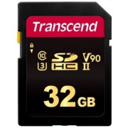 .32GB  SDHC Card (Class 10) UHS-II, U3, Transcend "TS32GSDC700S" Ultra High Speed (R/W:285/180MB/s)