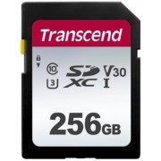 256GB SDXC Card (Class 10)  UHS-I, U3, Transcend 300S  "TS256GSDC300S" (R/W:95/45MB/s)
