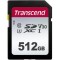 512GB SDXC Card (Class 10) UHS-I, U3, Transcend 300S "TS512GSDC300S" (R/W:95/45MB/s)