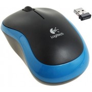 Мышь Logitech M185, Optical, 1000 dpi, 3 buttons, Ambidextrous, 1xAA, Blue