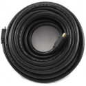 Cable HDMI  CC-HDMI4-15M, 15 m, HDMI v.1.4, male-male, Black cable with gold-plated connectors, Bulk packing