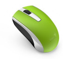 Mouse беспроводная Genius ECO-8100, Optical, 800-1600 dpi, 3 buttons, Ambidextrous, Rechar., Green