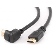 Cable HDMI M to HDMI90° M  4.5m  v1.4  GEMBIRD CC-HDMI490-15 gold-plated, ethernet / 3D