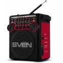 "Speakers   SVEN   Tuner ""SRP-355""  Black/Red, 3w, FM, USB, SD/microSD, flashlight
-  
  http://www.sven.fi/ru/catalog/portable_radio/srp-355.htm"