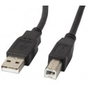 Cable USB AM-BM  3m LANBERG  with Ferrite core CA-USBA-11CC-0030-BK