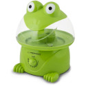 Humidifier ESPERANZA  FROGGY EHA006  Tank capacity 3,5 L, Power 25 W; Suitable for rooms up to 40 m2; 3 levels of steam outputs; Steam output 300 ml / hr.; 12 hours of continuous operation without refilling the tank; Automatic shutdown after emptying the 