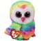 TY BB OWEN - multicolor owl 24 cm