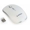 Gembird MUSW-4B-01-W, Wireless Optical Mouse, 2.4GHz, 4-button, 800/1200/1600dpi, Nano Reciver, USB, White