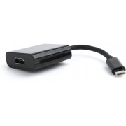 Adapter USB-C -  HDMI - Gembird  A-CM-HDMIF-01, USB-C to HDMI, Converts USB C-type male to HDMI female adapter