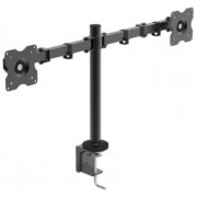 Table/desk stand for 2 monitors CHARMOUNT CT-LCD-DS1803, 10"-27" 75x75,100x100, Tilt/Pvt, up to 10kg