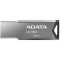 32GB USB3.1 Flash Drive ADATA "UV350", Silver, Metal Case, Slim Capless, Keychain (R/W:60/30MB/s)