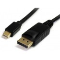 Cable miniDP-DP- 1.5m - Brackton MDP-DP4-0150.B, 1.5m, mini DisplayPort to DisplayPort, digital interface cable, bulk packing