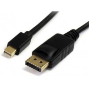 Cable miniDP-DP- 1.5m - Brackton MDP-DP4-0150.B, 1.5m, mini DisplayPort to DisplayPort, digital interface cable, bulk packing