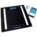 Bluetooth Scale ESPERANZA 8in1 EBS016K  Black, measurement:  body weight [kg], body fat content [%], water content in the body [%], muscle weight [kg], bone weight [kg], visceral fat index, body mass index (BMI), identification of the optimal calorie inta