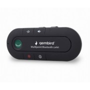 Gembird  BTCC-03, Multipoint Bluetooth Carkit,  Bluetooth v2.1+ EDR, talk time: up to 12 hours, Connect 2 mobile phones at once, Black