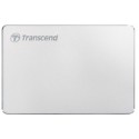 1.0TB (USB3.1/Type-C) 2.5" Transcend StoreJet 25C3S, Silver, Aluminum Casing, Ultra-Slim&Light 