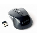 "Wireless Mouse Gembird MUSW-6B-01, Optical, 800-1600 dpi, 6 buttons, Ambidextrous, 2xAAA, Black- https://gembird.nl/item.aspx?id=10394"
