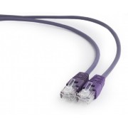 "1 m, Patch Cord  Purple, PP12-1M/V, Cat.5E, Cablexpert, molded strain relief 50u"" plugs
http://www.gmb.nl/egmb/default.aspx?op=products&op2=item&id=3835"
