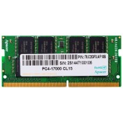 .8GB DDR4- 2666MHz  SODIMM  Apacer PC21300, CL19, 260pin DIMM 1.2V 