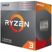 CPU AMD Ryzen 3 3200G 4-Core, 4 Threads, 3.6-4GHz, Unlocked, Radeon Vega 8 Graphics, 8 GPU Cores, 6MB Cache, AM4, Wraith Stealth Cooler, BOX
