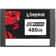 2.5" SSD 480GB  Kingston DC500R Data Center Enterprise, SATAIII, Read-centric, 24/7, SED, PLP, Sequential Reads:555 MB/s, Sequential Writes:500 MB/s, Steady-state 4k: Read: 98,000 IOPS / Write: 12,000 IOPS, 7mm, Phison PS3112-S12DC, 3D NAND TLC