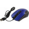 Мышь Qumo M14, Optical,1000 dpi, 3 buttons, Ambidextrous, Blue, USB