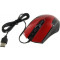 Mouse Qumo M14, Optical,1000 dpi, 3 buttons, Ambidextrous, Red, USB