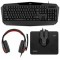 SVEN GS-4300 RGB Gaming Set, Keyboard+Mouse+MousePad+Headset, keys 104 keys, 12 Fn-keys, Backlight (RGB) mouse 7+1(1200-3200 DPI) , USB, Black
