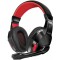SVEN AP-G857MV Black-Red, Gaming Headphones with microphone, 2*3.5 mm (3 pin) stereo mini-jack, Non-tangling cable with fabric braid, Volume control, Cable length: 2.2m