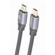 Cable HDMI 2.0 CCBP-HDMI-2M, Premium series 2 m, High speed  with Ethernet, Supports 4K UHD resolution at 60Hz, Nylon, Gold plated connectors, Copper AWG30