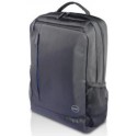 Dell Essential Backpack 15" (E51520P), Water bottle holder, water resistant, zippered front pocket, reflective elements, foam padded laptop compartment, Black reflective printing.