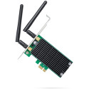 TP-LINK Archer T4E  AC1200 Wireless Dual Band PCI Express Adapter, 867Mbps on 5GHz + 300Mpbs on 2.4GHz, 802.11a/b/g/n/ac, 2 Dual Band detachable аntennas