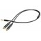 Audio cable 3.5mm - 0.2 m - Cablexpert CCA-417M, 3.5mm 4-pin plug to 3.5mm stereo + microphone sockets adapter cable, allows connecting standard headsets and microphones to tablets, netbooks, ultrabooks etc., Black