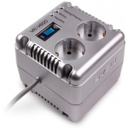 "Stabilizer Voltage SVEN  VR-V600  max.200W, Output sockets: 2 ? CEE 7/4
-  
 http://www.sven.fi/ru/catalog/stabilizer/vr-l600.htm "
