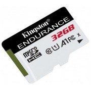 32GB microSD Class10 A1 UHS-I FC + SD adapter  Kingston High Endurance, 600x, Up to: 95MB/s, High performance, Seamless recording