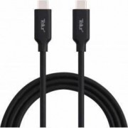 Cablu de date Tellur Type-C - Type-C USB 3.1 Gen 2 10Gbps 1m, 5A, negru